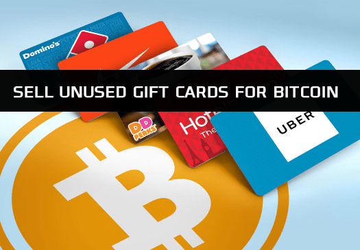 HOW TO EXCHANGE GIFT CARDS FOR BITCOINS